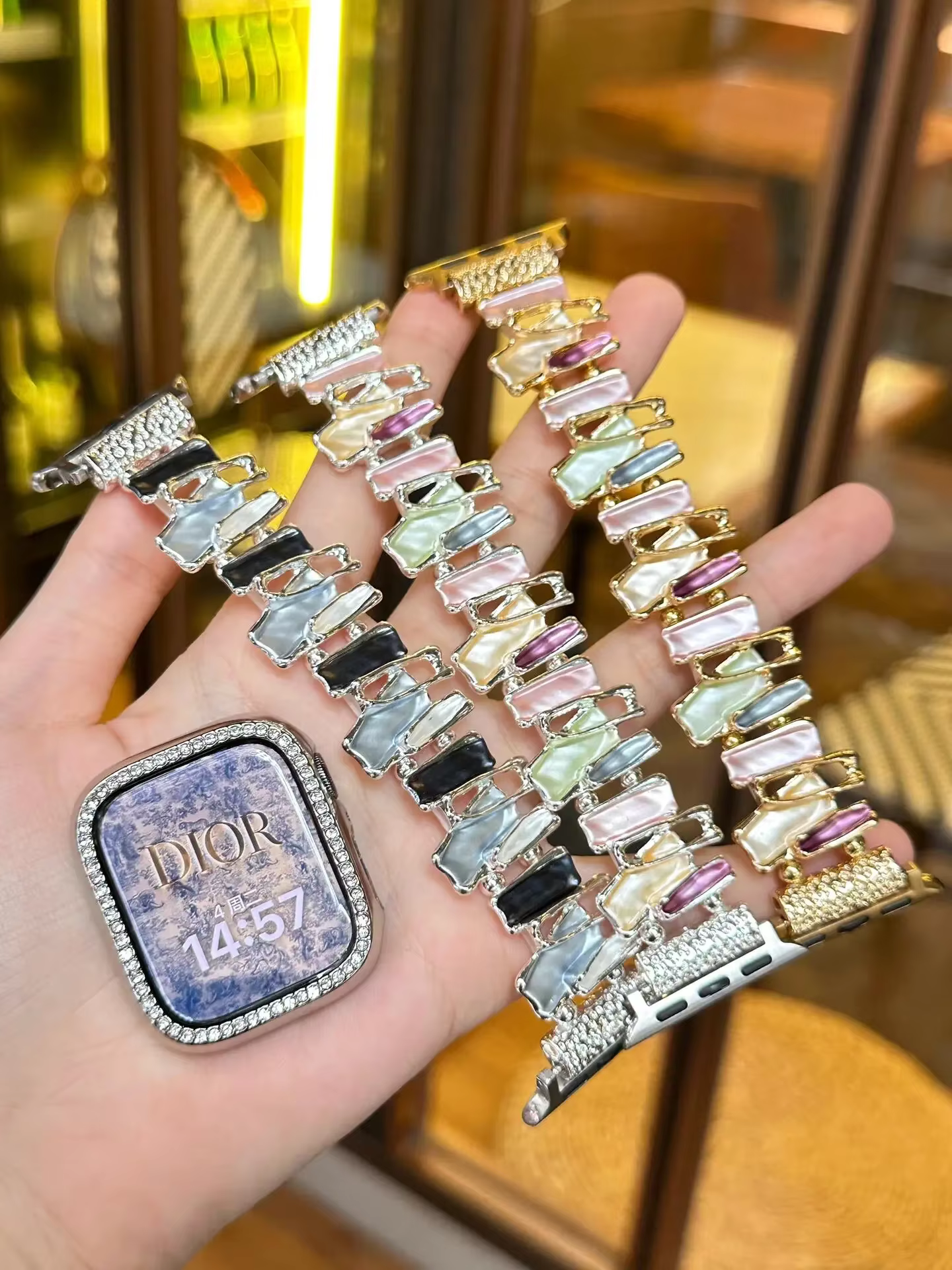 Bracelet élastique pour Apple Watch Series Ultra 11/10/9/8/7/6/5/4/3/2/1 SE 40mm 41mm 42mm 44mm 45mm 46mm 49mm