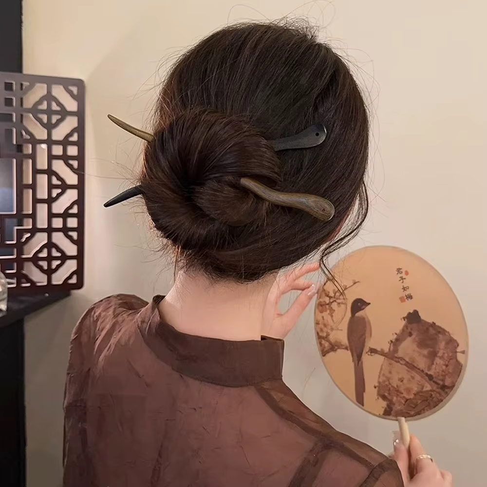 Accessoires chinois accessoires pour cheveux chinois Simple Style ancien épingle à cheveux Hanfu accessoire pour cheveux accessoires Hanfu Hula Girl 2025