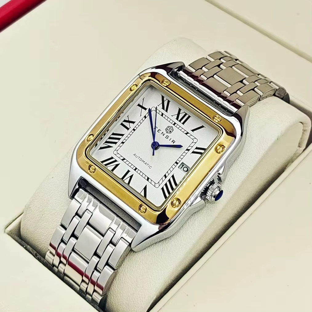 Montre carrée de luxe pour homme