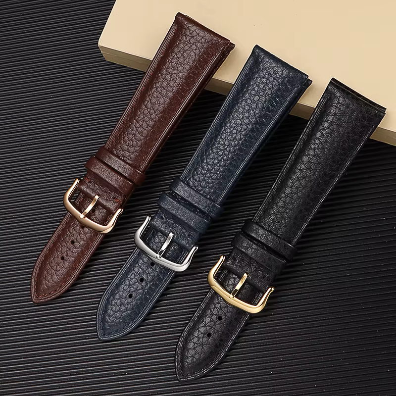 Bracelet de montre en cuir véritable