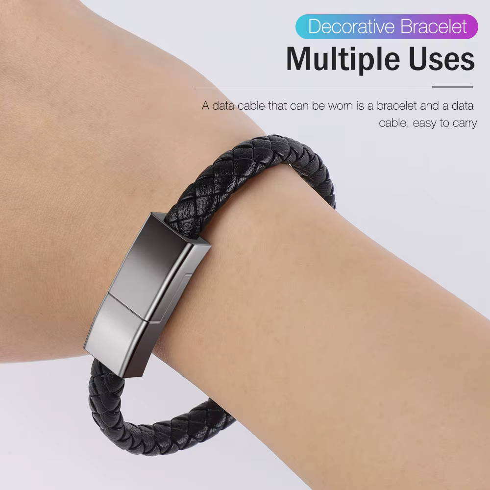 Câble de charge USB en forme de bracelet