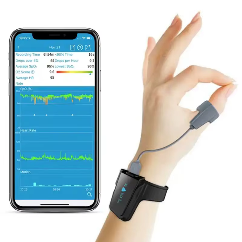 Oxymètre de poignet Bluetooth Spo2
