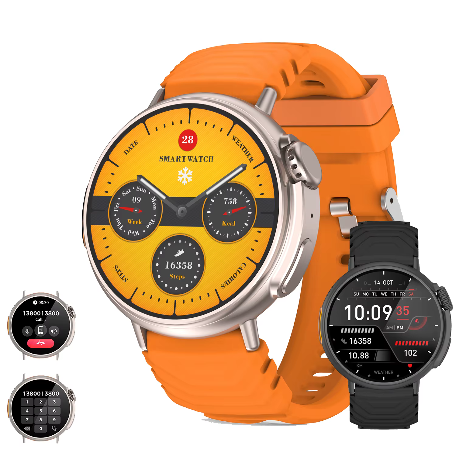 Montre connectée Ultra avec écran HD de 1