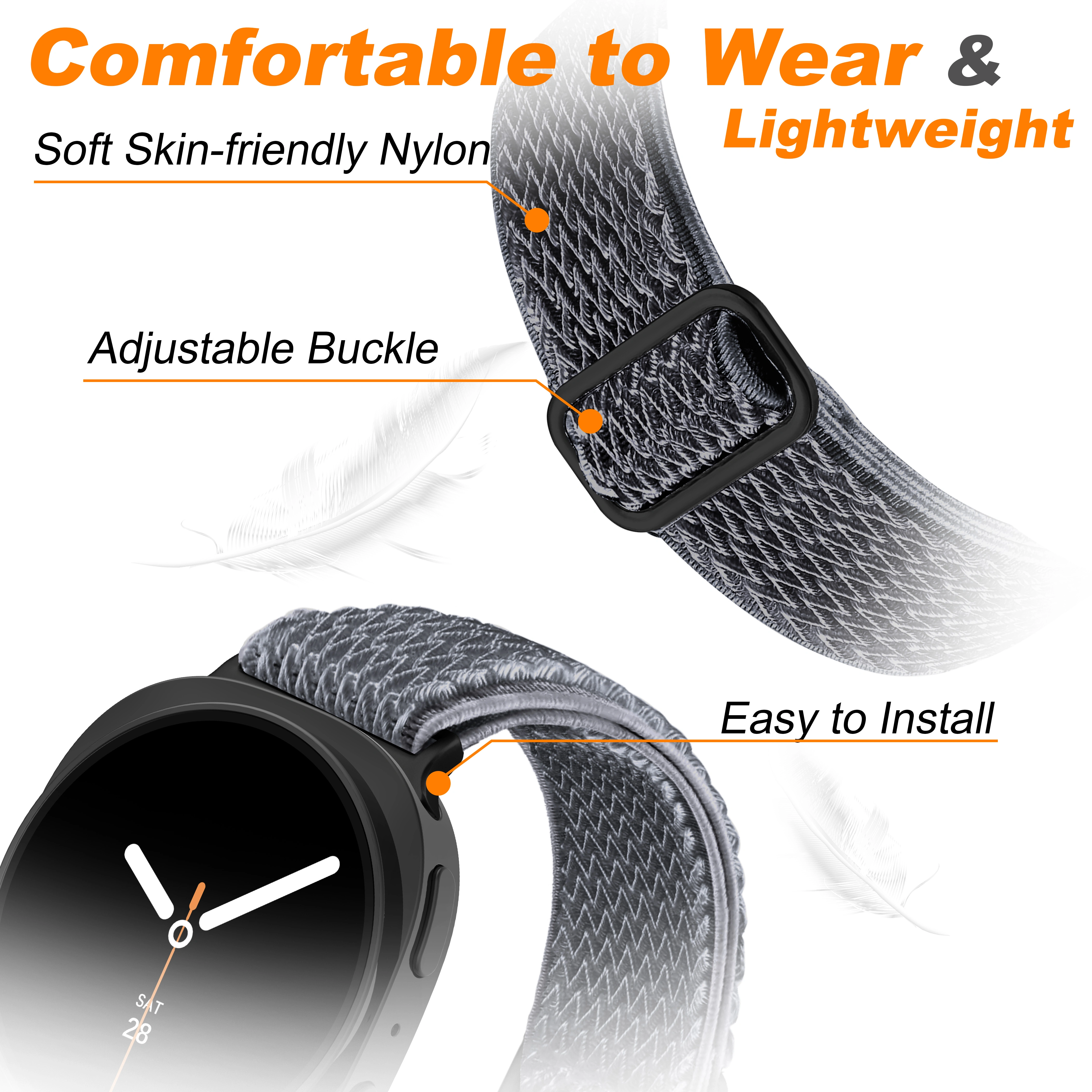 Bracelet réglable tressé pour Samsung Galaxy 8