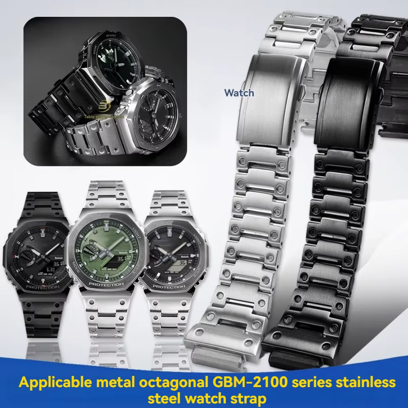 Bracelet de montre en acier inoxydable GBM-2100/GM2100/GA 2100