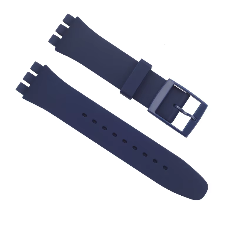 Bracelet de montre noir pour Swatch