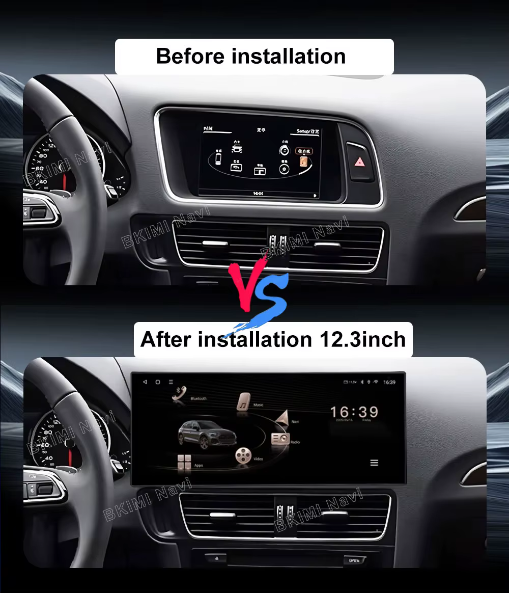 Accessoires pour Audi Q5 2009 2010 2011 2012 2013 - 2017 Android 16 GPS Navigation 4G Autoradio Lecteur multimédia vidéo DSP Auto