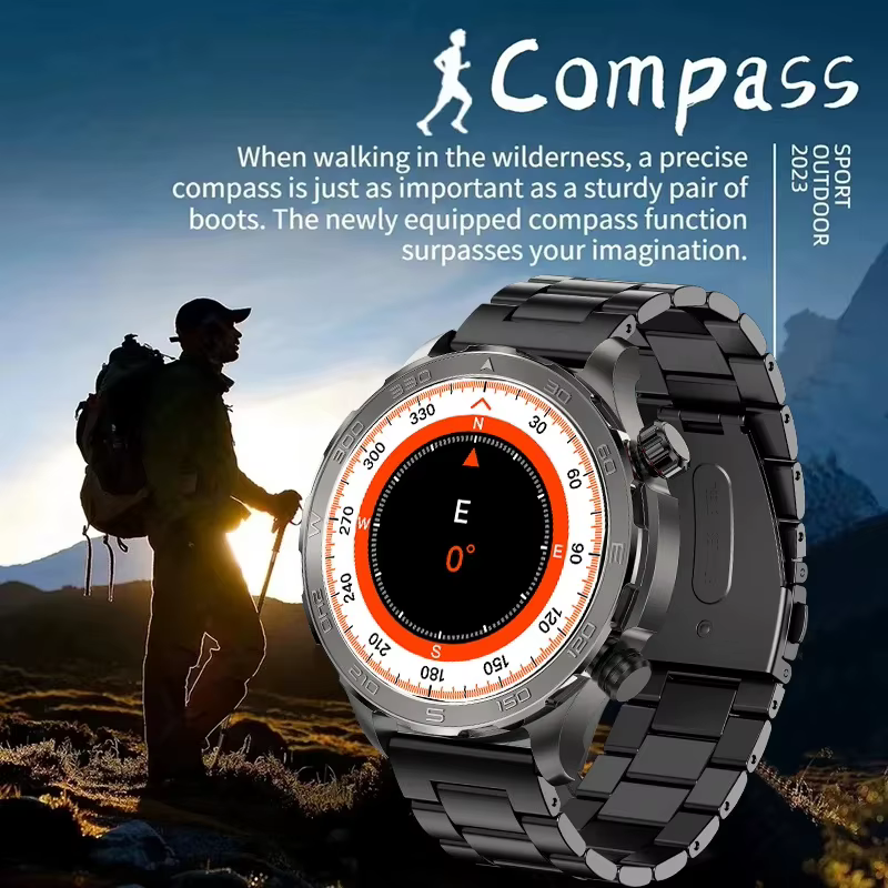 Nouvelle montre connectée GPS pour hommes