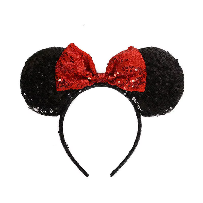 Serre-tête pour la fête, accessoire de cheveux Mickey Minnie, accessoire de cheveux nœud, coiffe de spectacle pour fête