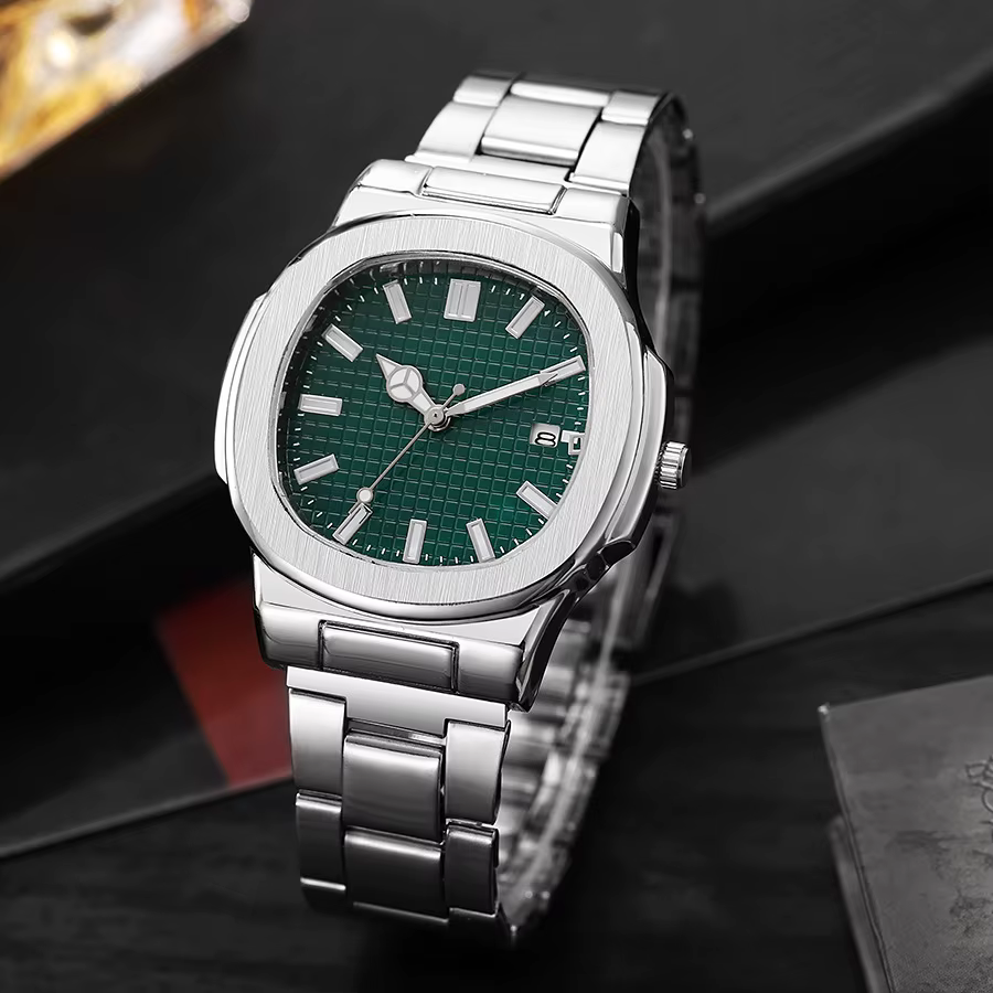 Montres pour hommes, montres carrées tendance pour hommes