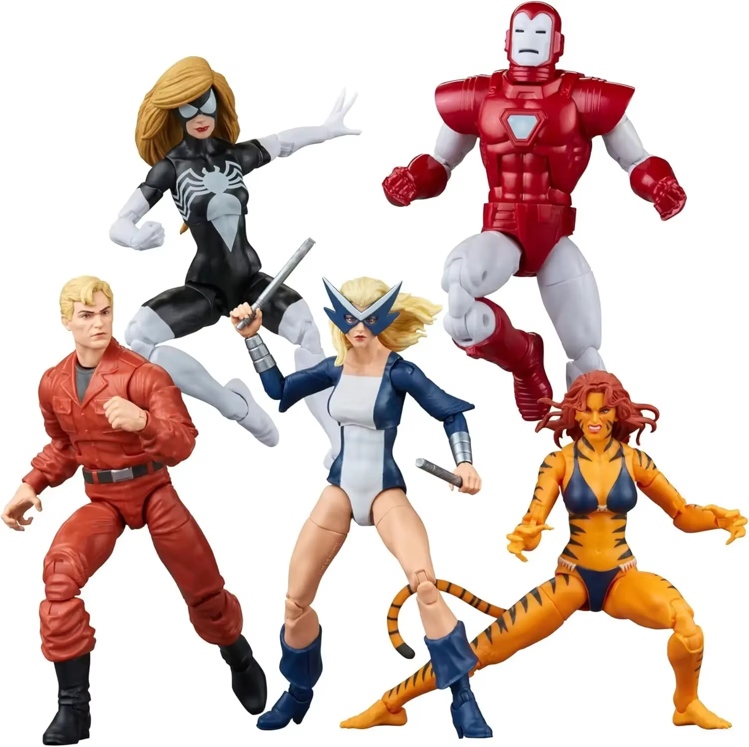 En Stock Marvel légendes la côte ouest Avengers Collection 5 Pack figurine modèle jouet passe-temps cadeau