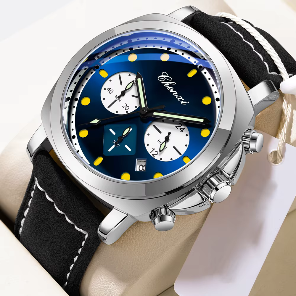 Montre sportive lumineuse tendance pour homme CHENXI