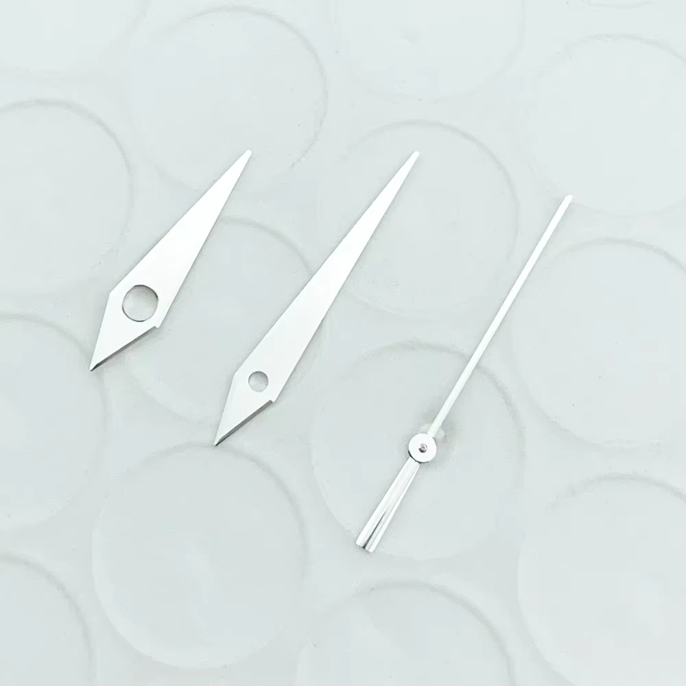 Aiguilles de montre en argent GS