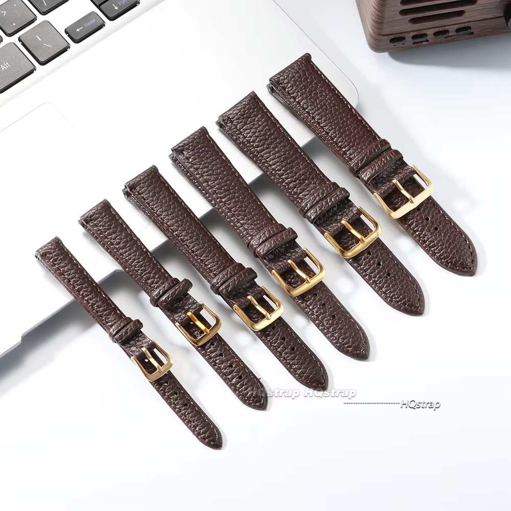 Bracelet de montre en cuir PU 12mm 14mm 16mm 18mm 20mm 22mm