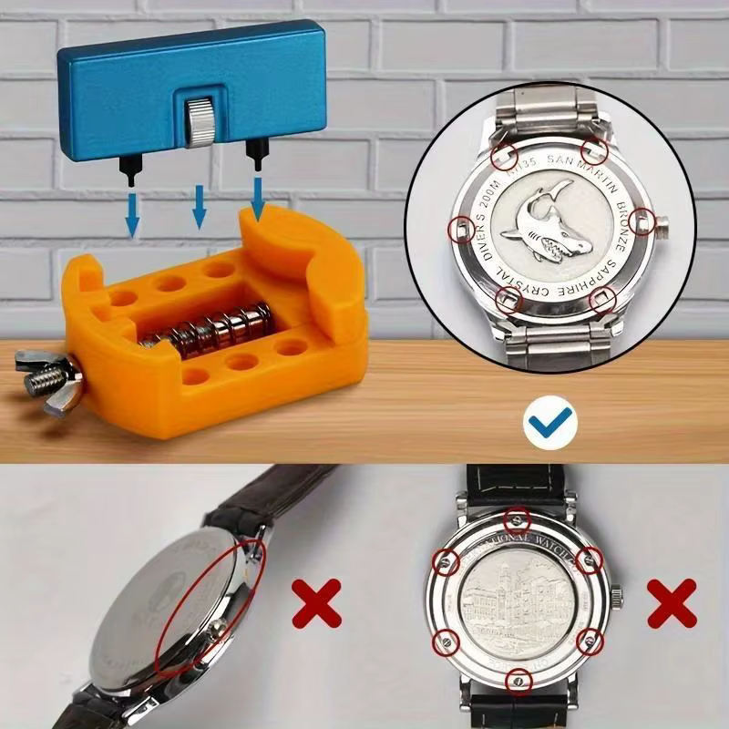 1 kit de remplacement de piles pour montre avec clé