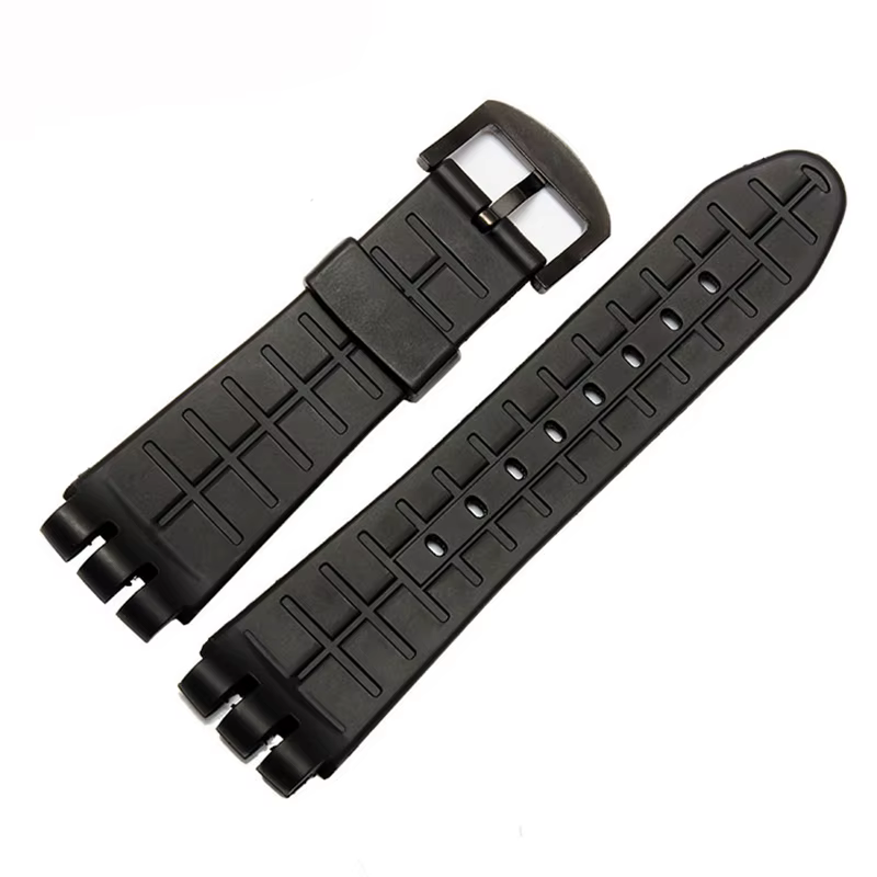 Bracelet en caoutchouc de Silicone 23mm pour montre Swatch YOS440 449 401G 447 448 IRONY