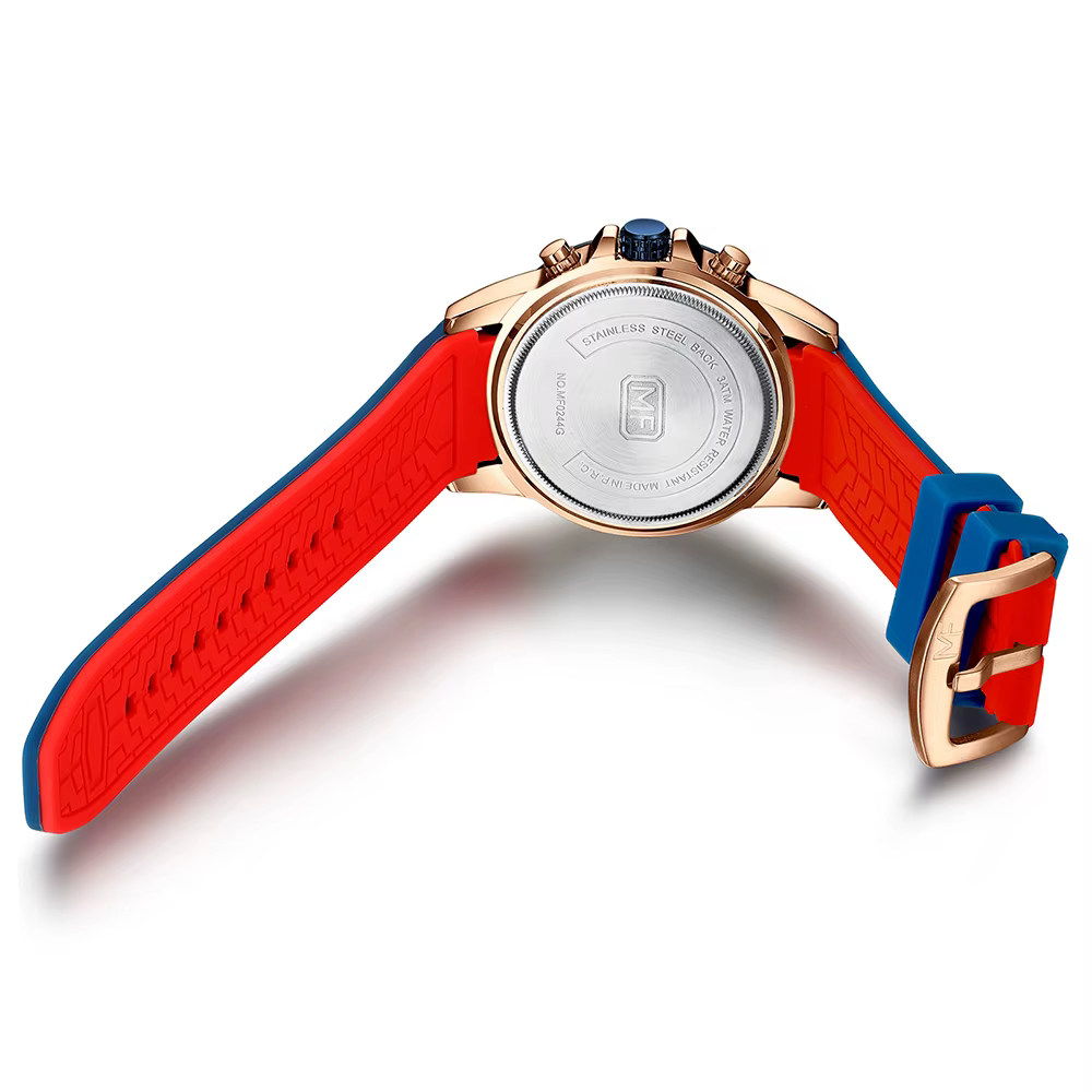 Top marque MINI FOCUS montre pour hommes bracelet en Silicone étanche Quartz chronographe
