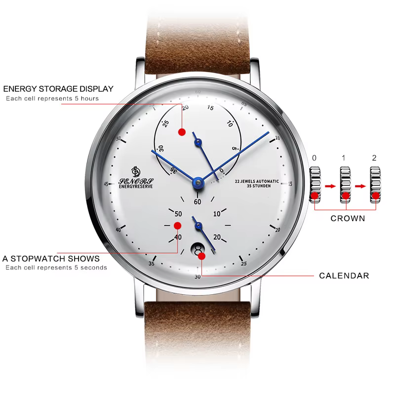 Nouvelle montre pour hommes Top marque de luxe Sport automatique mécanique