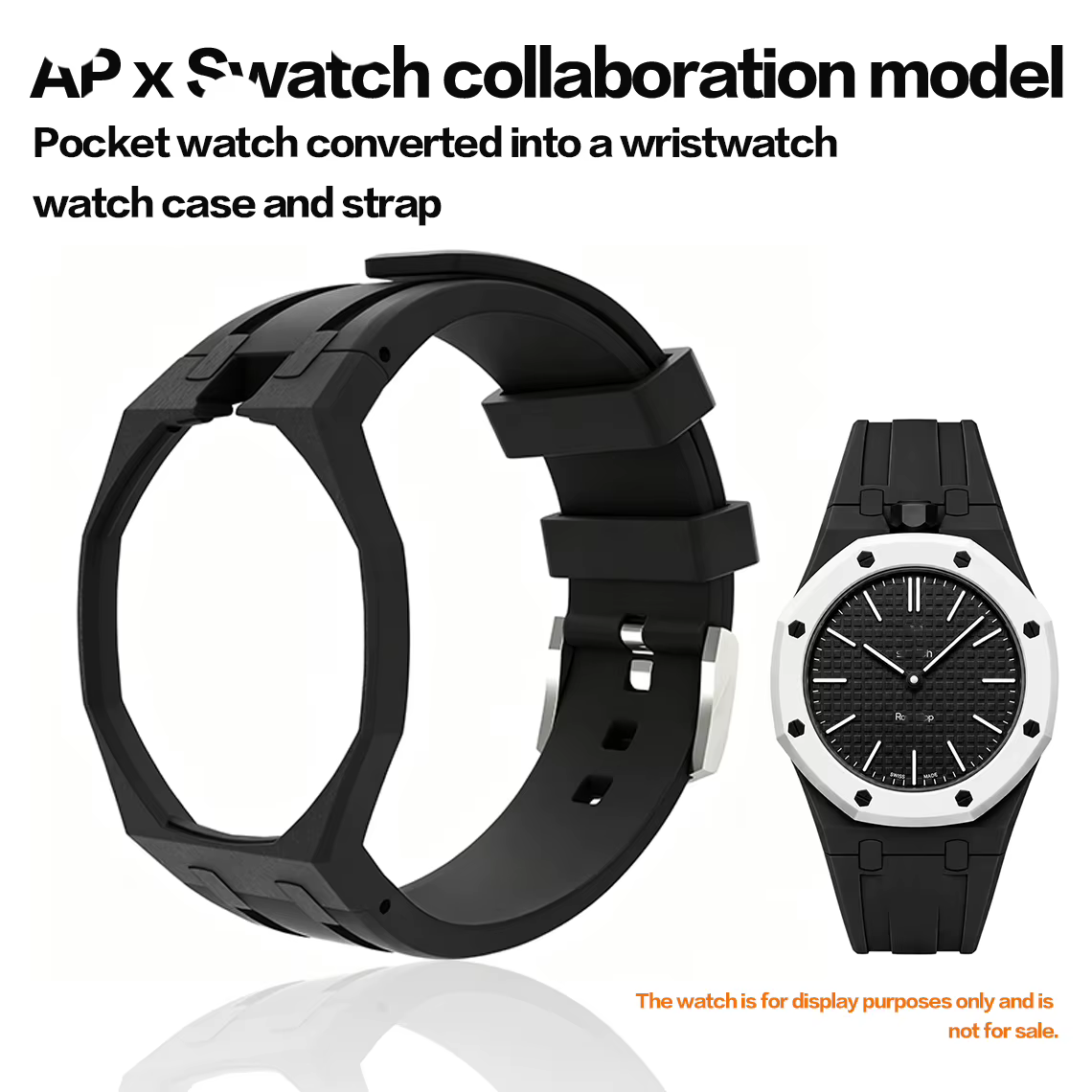 Convertissez la montre de poche POYAL POP en montre-bracelet avec un boîtier intégré