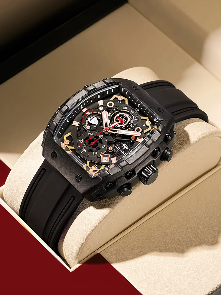 Montre AILANG de loisirs et de mode à quartz lumineuse avec calendrier