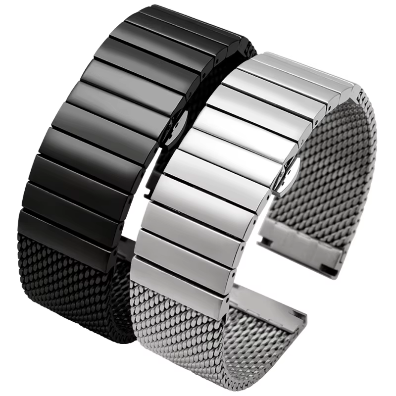 Bracelet Shlavabo Mesh Milan en acier inoxydable