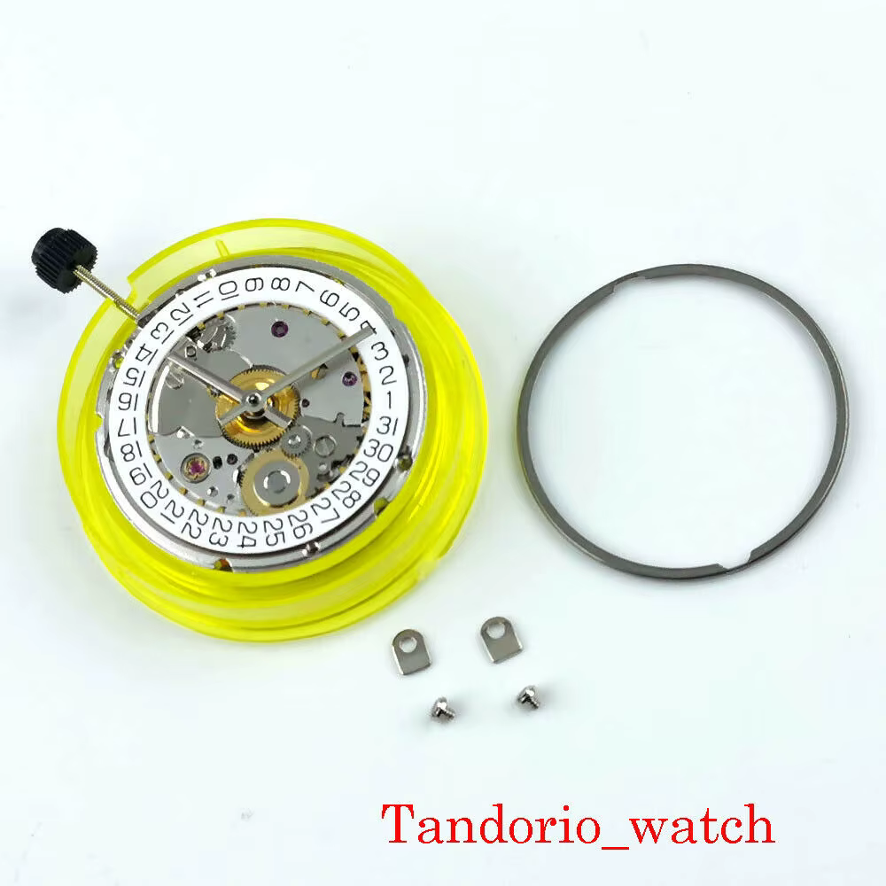 Mécanique 25 bijoux mouvement de montre automatique 28800 VPH mouette mécanisme de haute précision pièces de rechange