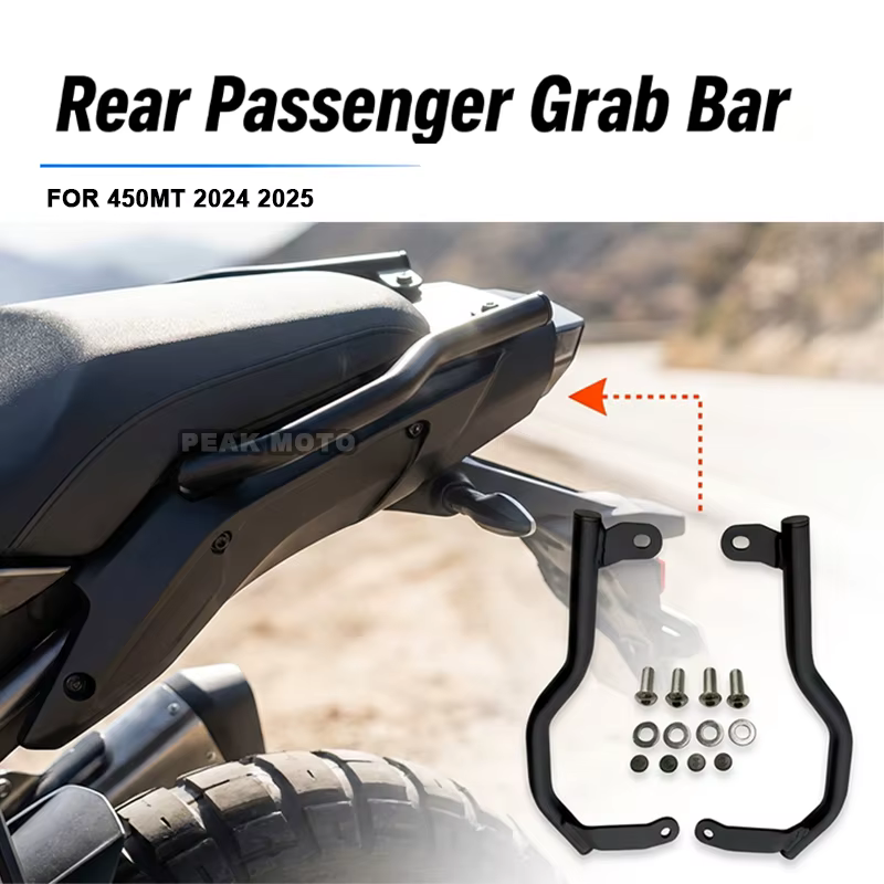 Pour CFMOTO 450MT CF 450 MT Accessoires Moto Porte-Bagages Arrière Accoudoir Passager Poignées de Soutien Siège Arrière Kit Siège