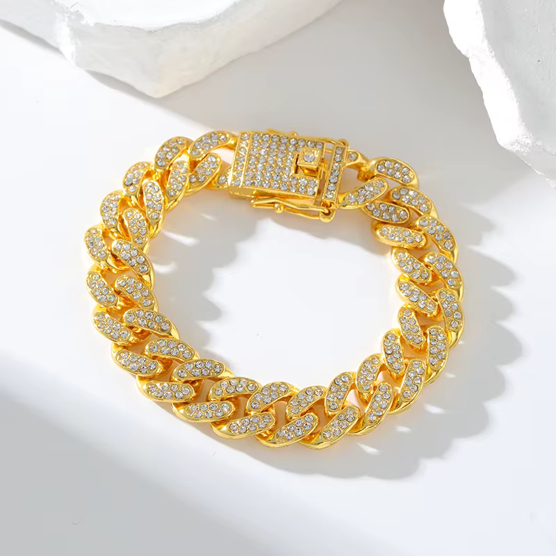 Bracelet de poignet étanche en acier inoxydable pour hommes et femmes