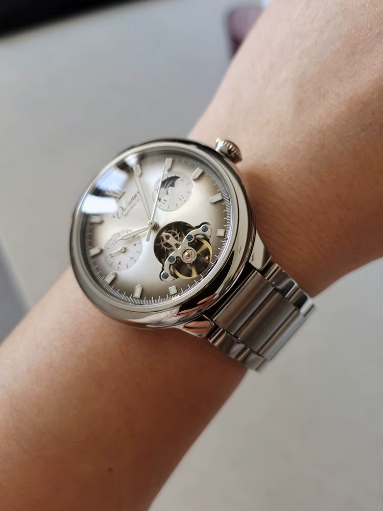 Montre mécanique pour homme de style vintage