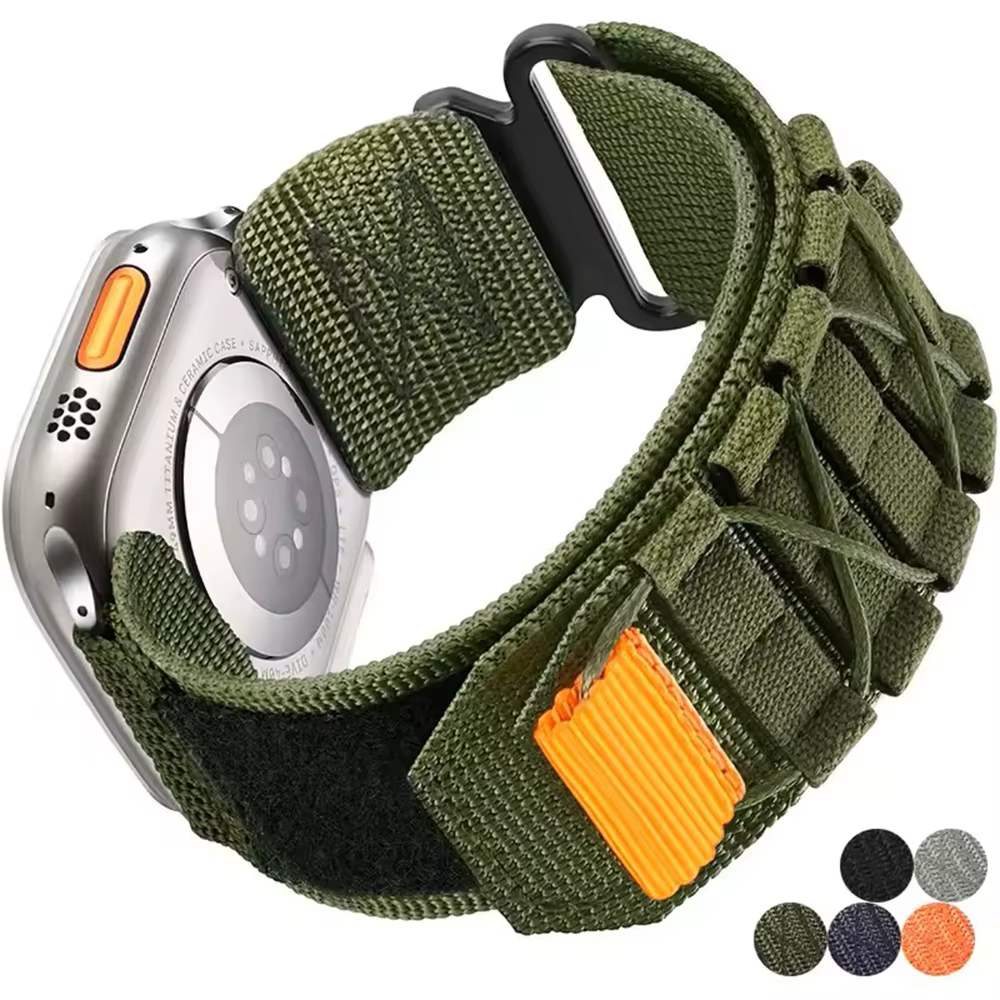 Bracelet de montre en nylon pour Apple Watch Ultra 3/Ultra 2 49 mm