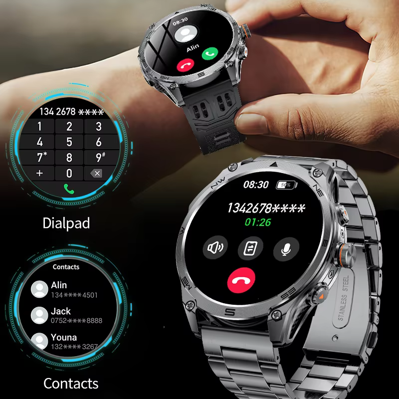 Nouvelle Montre Connectée GPS Homme 2026 pour Activités de Plein Air