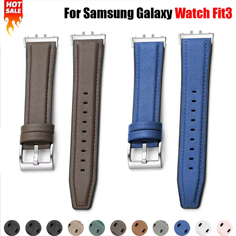 Bracelet en cuir pour SamsungGalaxy Fit 3 SmartWatch