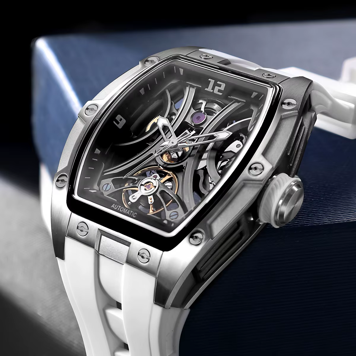 Montre mécanique de sport tendance MEGIR pour homme