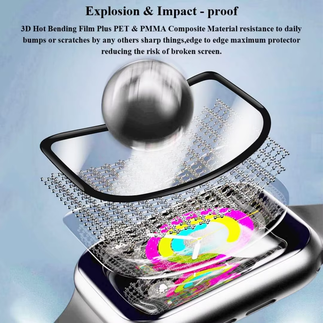 Film protecteur pour Apple Watch 44mm 45mm 40mm 41mm 49mm 42 38mm