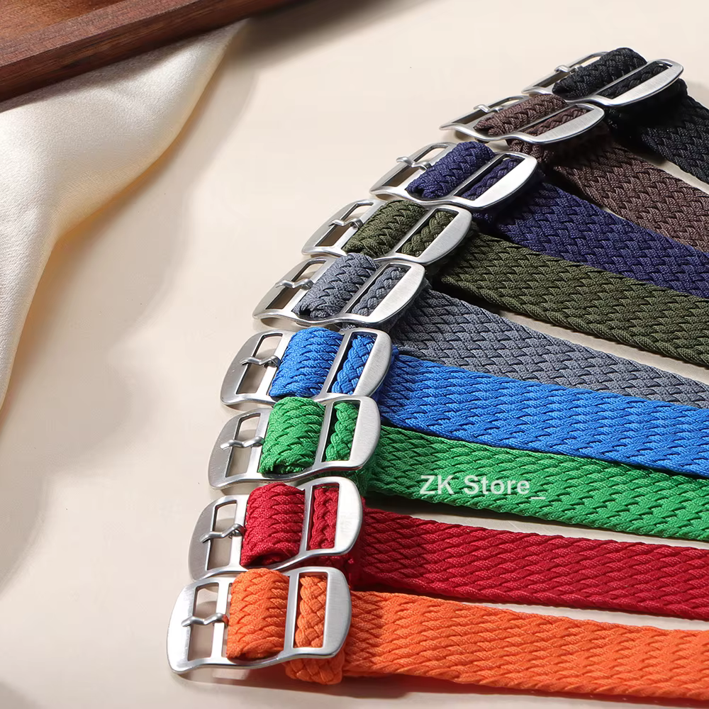 Bracelet de montre en nylon tissé pour hommes et femmes