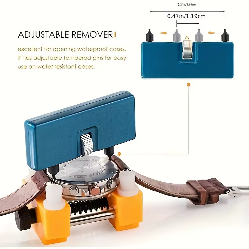 1 ensemble de Kit d'outils de remplacement de batterie de montre