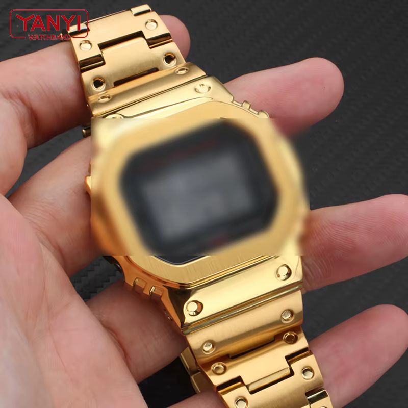 Bracelet de montre en acier inoxydable V4.0 pour Casio G-Shock DW-5600