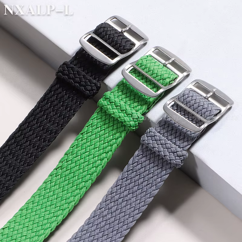 Bracelet de montre tissé en Nylon pour Omega pour Swatch