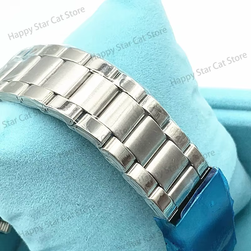 Boîtier en verre entièrement en acier DL Airbar pour hommes avec mouvement 46941 46943