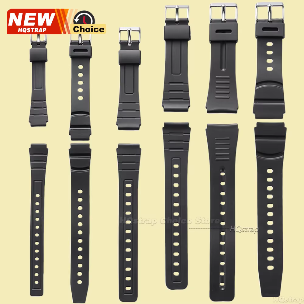 12/14/16/18/20/22mm Bracelet en caoutchouc pour Casio