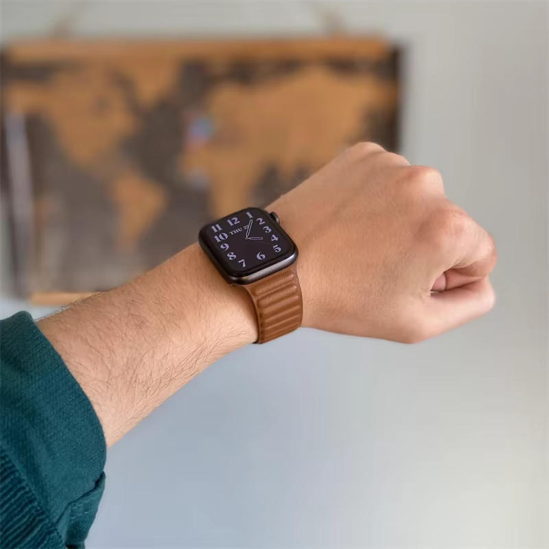 Lien en cuir pour bracelets de montre Apple Ultra2 49mm