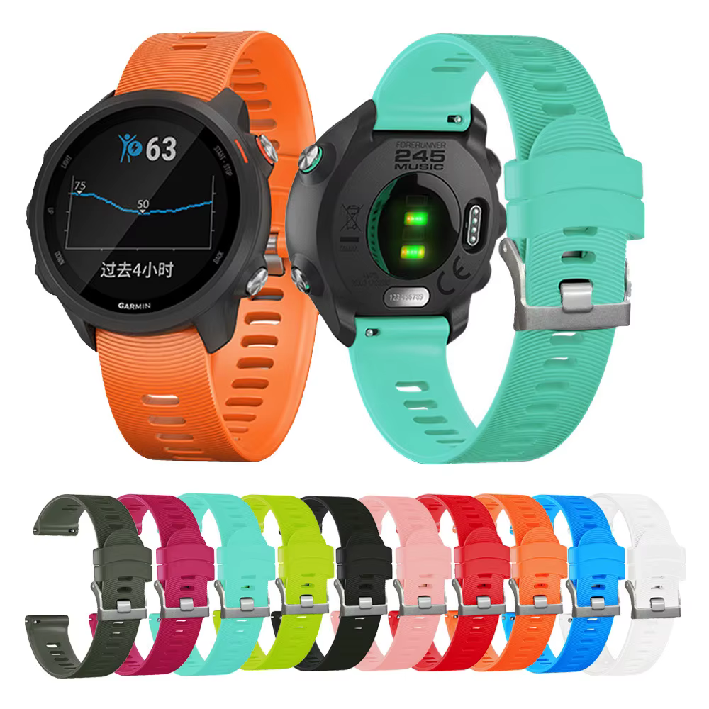 Forerunner 158 55 245 645 musique Bracelet de montre intelligente 20MM