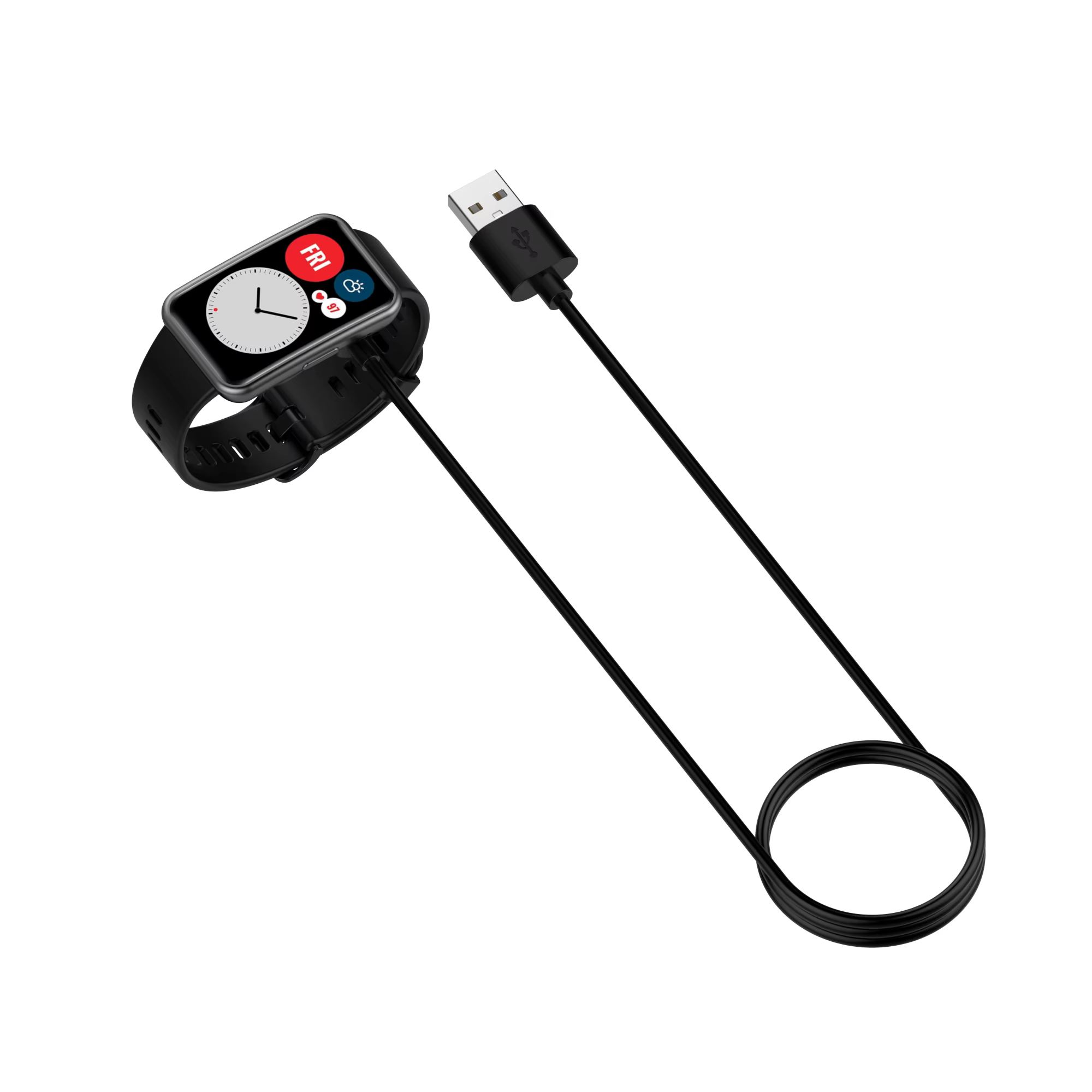 Câble de chargeur pour Huawei Watch Fit 1 | Adaptateur de charge USB pour Honor Band 6