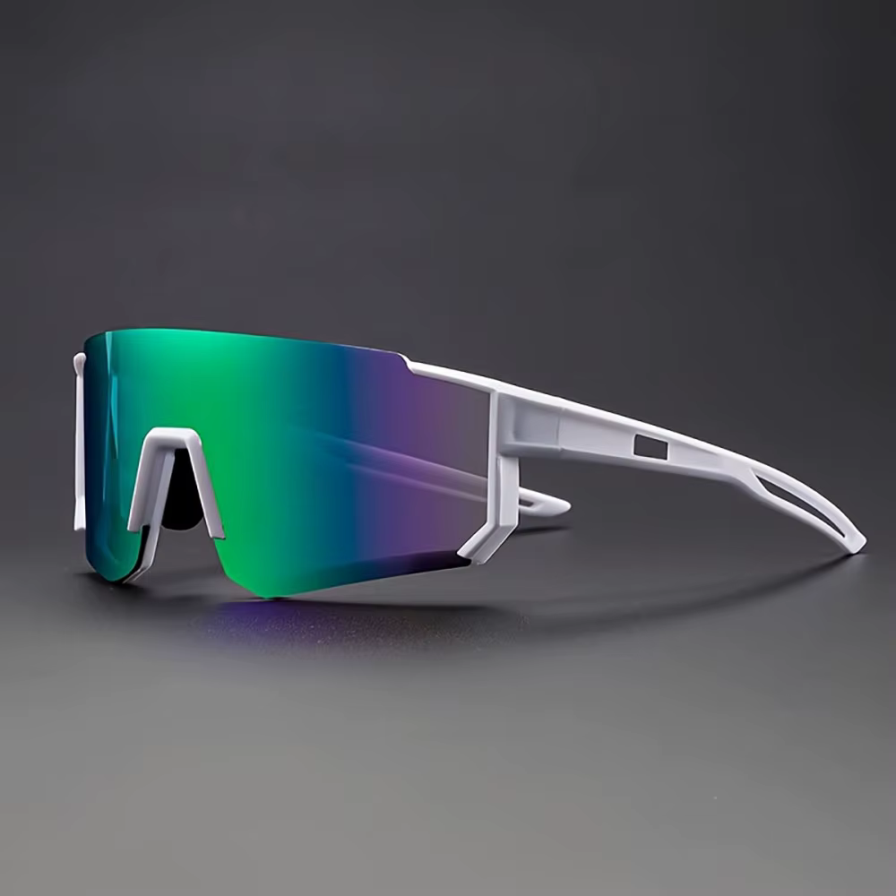 Lunettes de soleil de cyclisme surdimensionnées pour hommes, lunettes de vélo, lunettes anti-vent, verres pour la conduite sur route