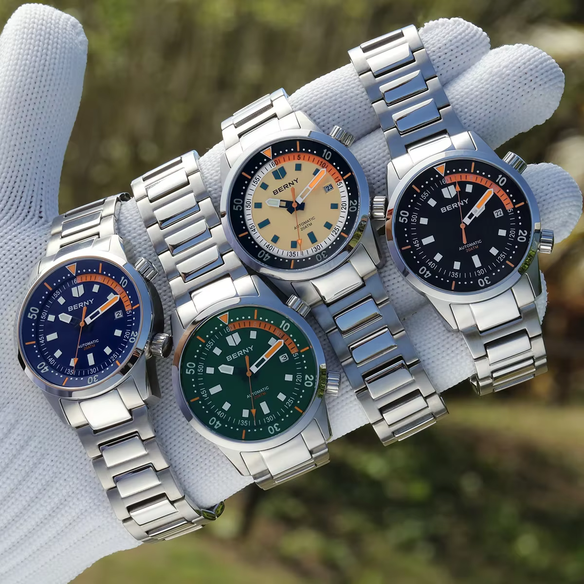 BERNY – montre de plongée pour hommes