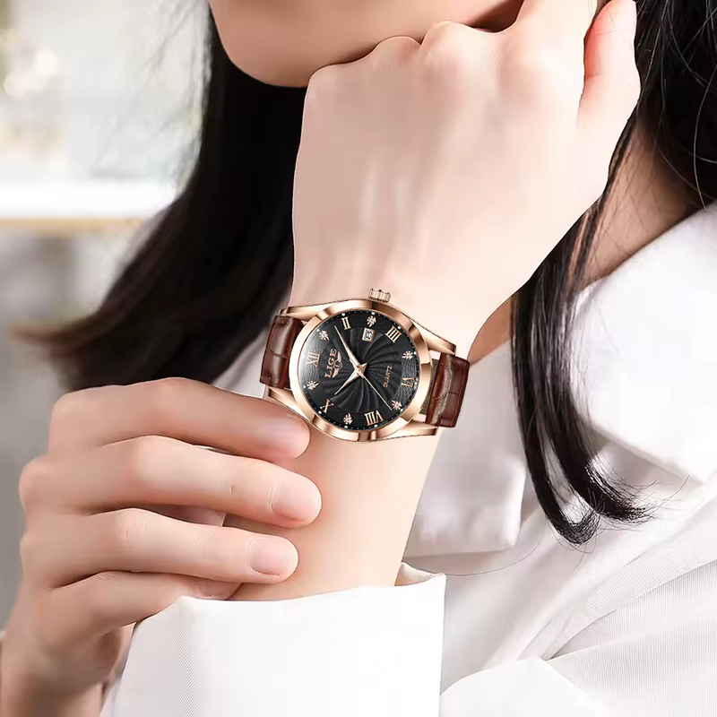 2025 nouvelle montre pour femme LIGE mode Bracelet élégant dames