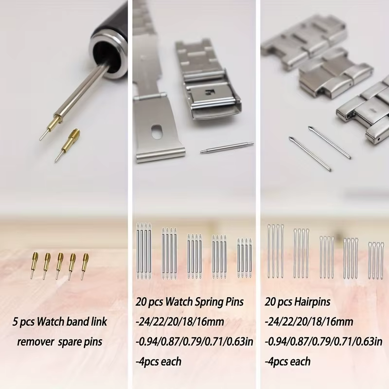 Kit d'outils de réparation de montres professionnel de luxe 52 pièces/ensemble