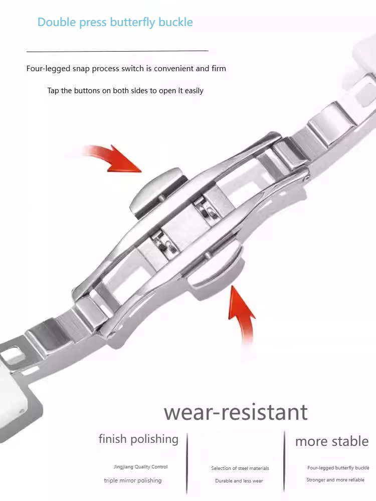 Bracelet de montre en céramique pour montre mécanique design CIGA