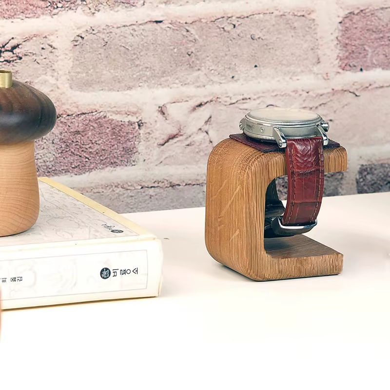 Support de montre en bois