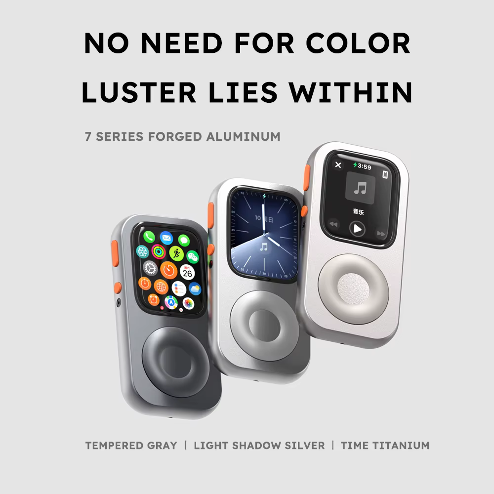 Étui de protection en alliage d'aluminium CNC de style rétro RePod pour Apple Watch Series 6 7 8 9 10